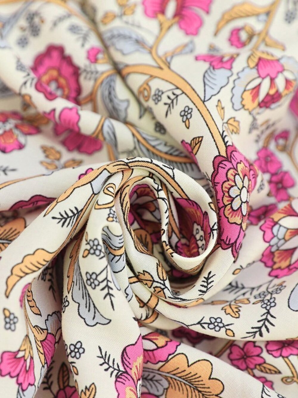 Women's Open Front Graphic Print Kimono top - Picture 7 of 7